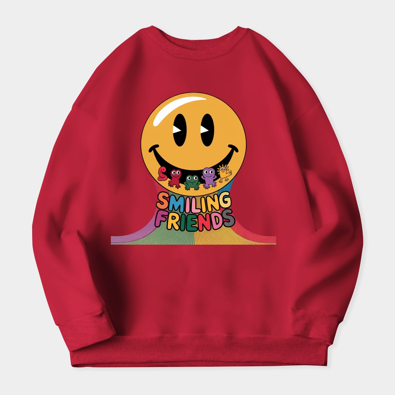 Smiling Friends Women's Plus Size Sweatshirt