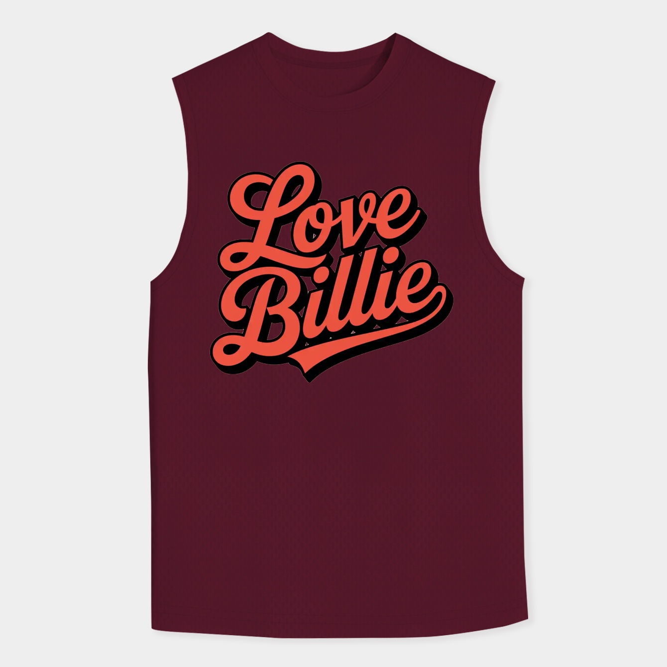 Love Billie Typography Men's Tank Top