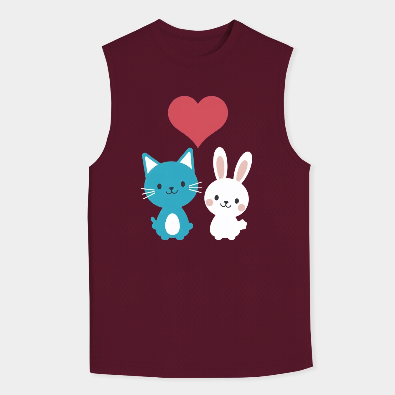 Love cat, Comic Cat, Bugcat Capoo Men's Big & Tall Tank Top