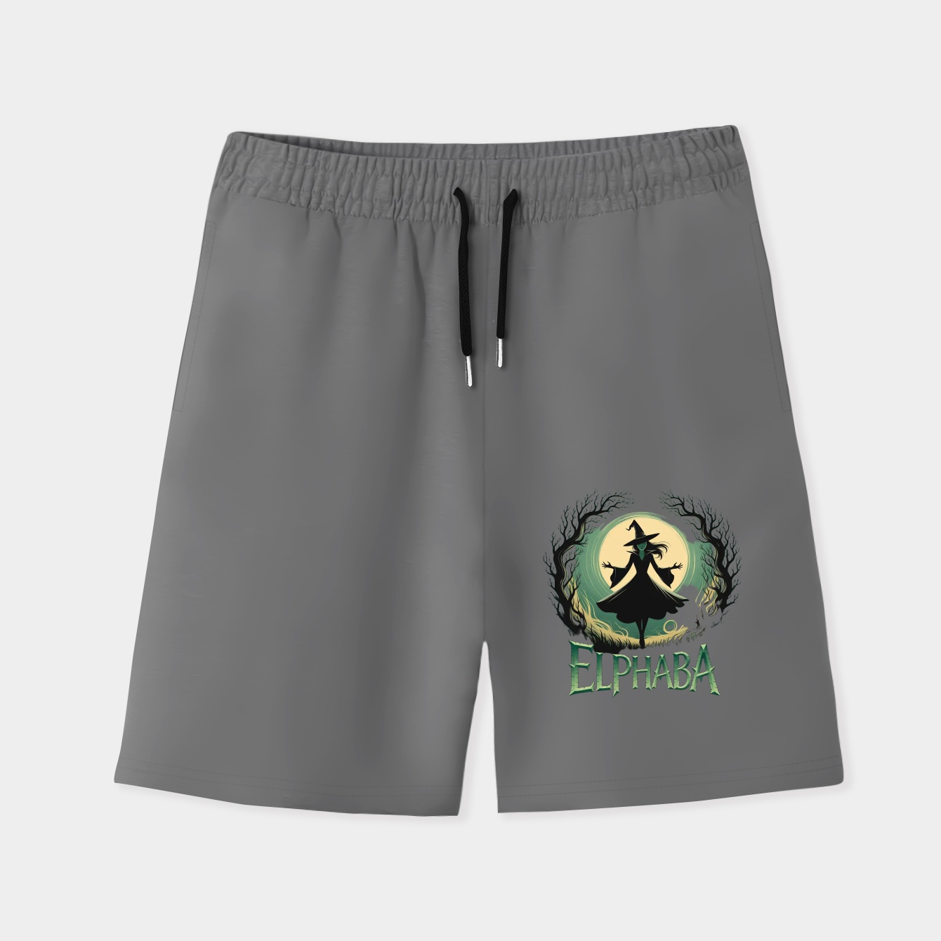 Wicked Elphaba Dark Forest Men's Quick-Dry Athletic Shorts