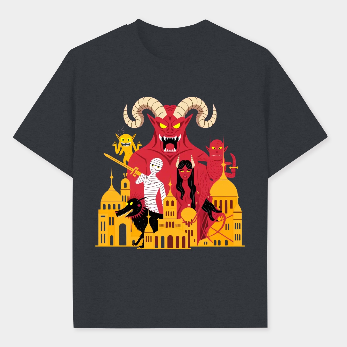 HoMM III Inferno Faction Tribute Men's Performance Athletic T-Shirt