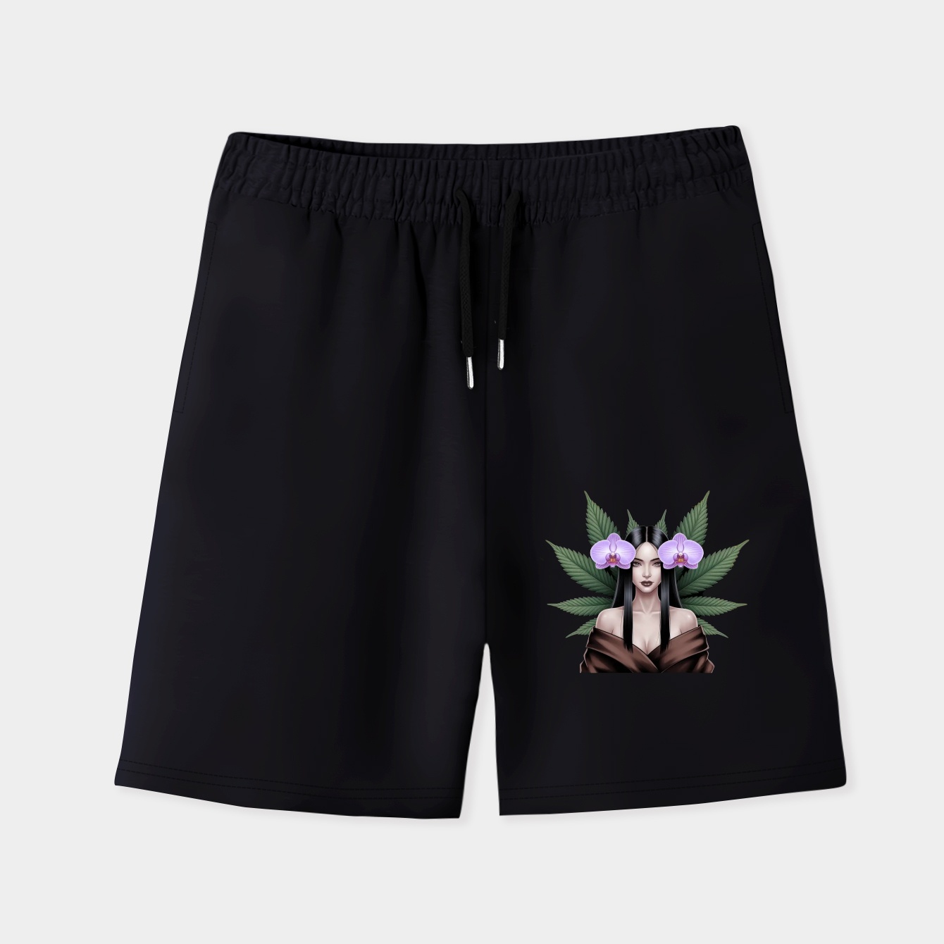 Orchids Men's Quick-Dry Athletic Shorts