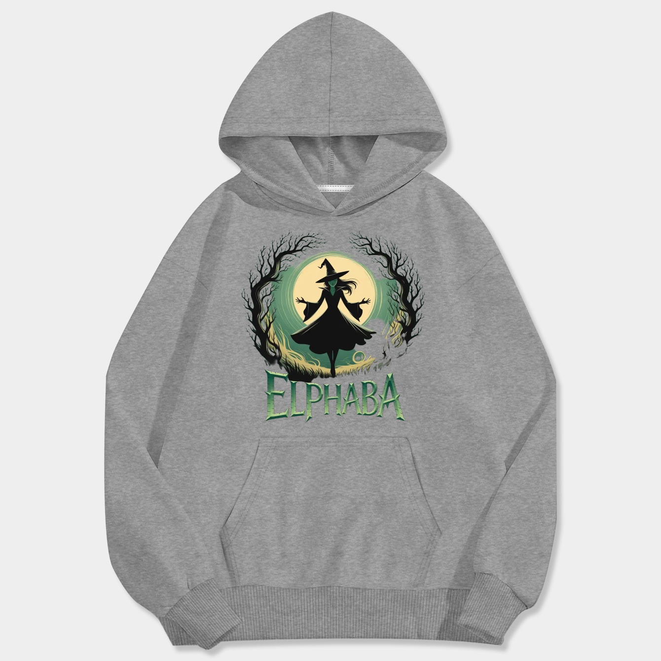 Wicked Elphaba Dark Forest Men's Big & Tall Hoodie