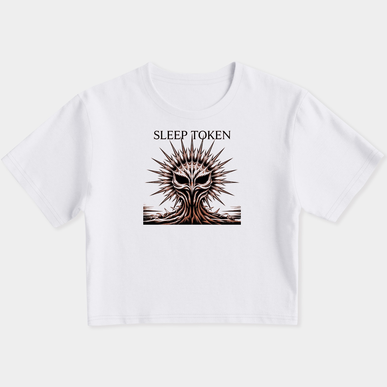 Sleep Token Jagged Logo Women's Slim Fit Baby Tee