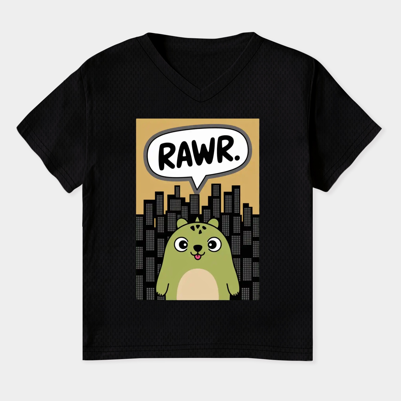 Godzilla Roar Women's Plus Size V-Neck T-Shirt