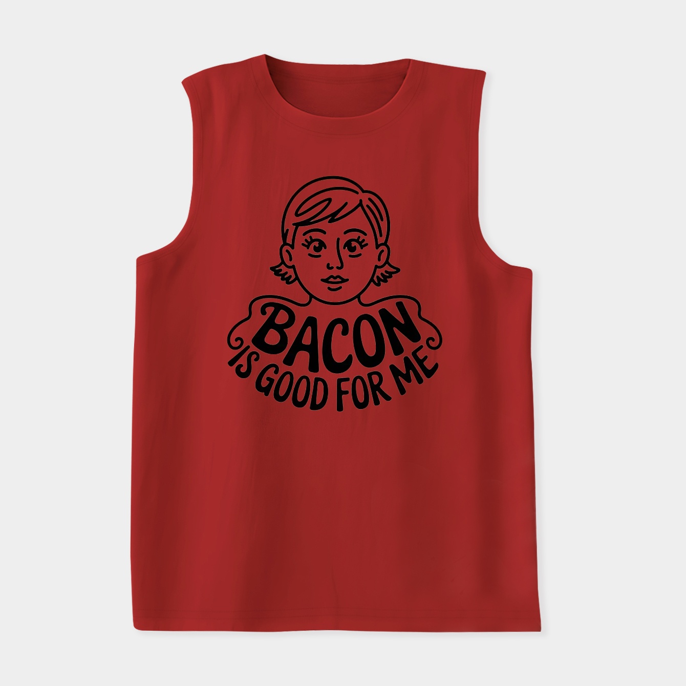 Bacon is good for me Women's Soft Tank Top