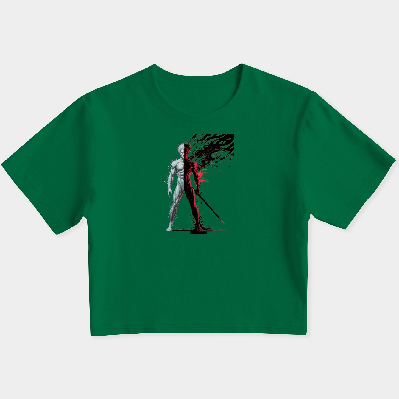 abstract ichigo dynamic split Women's Slim Fit Baby Tee