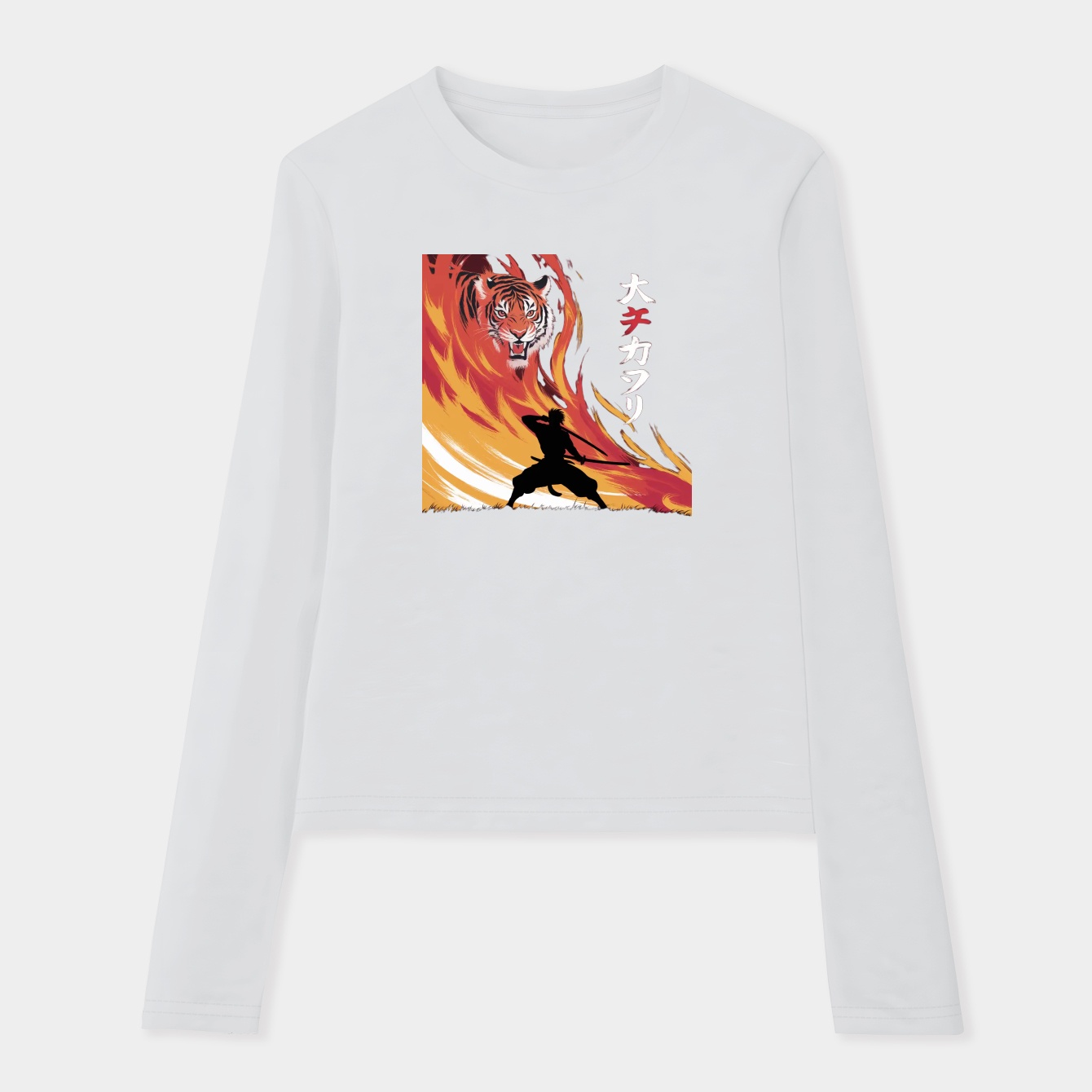 Fire Spirit Rengoku Art Women's Soft Long Sleeve T-Shirt