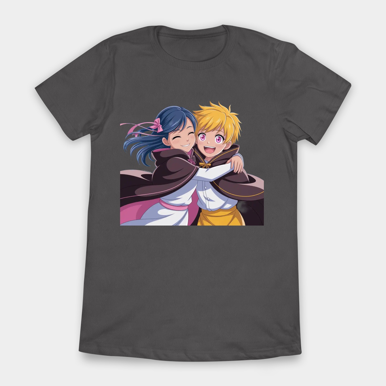Demon Slayer: Kimetsu No Yaiba Lovely Zenitsu & Nezuko Women's T-Shirt