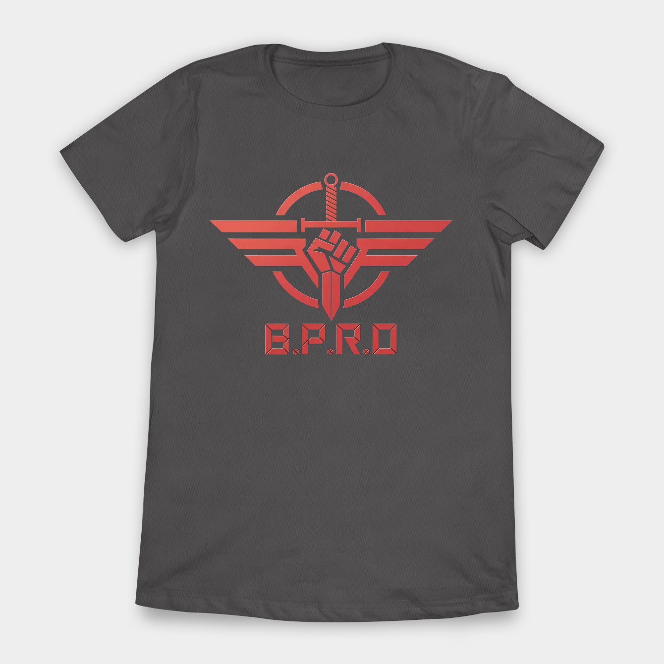 BPRD Red Emblem Design Women's T-Shirt