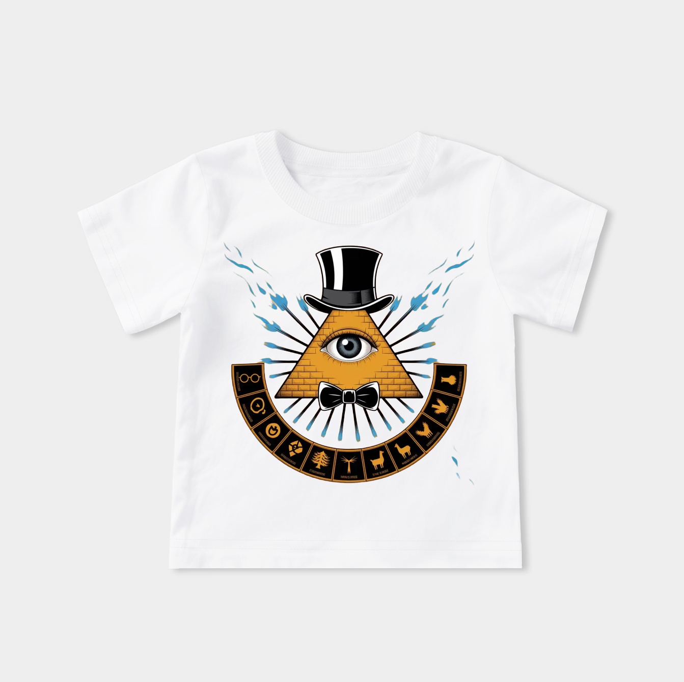 Bill Cipher - Gravity Falls White Background Youth Classic T-Shirt
