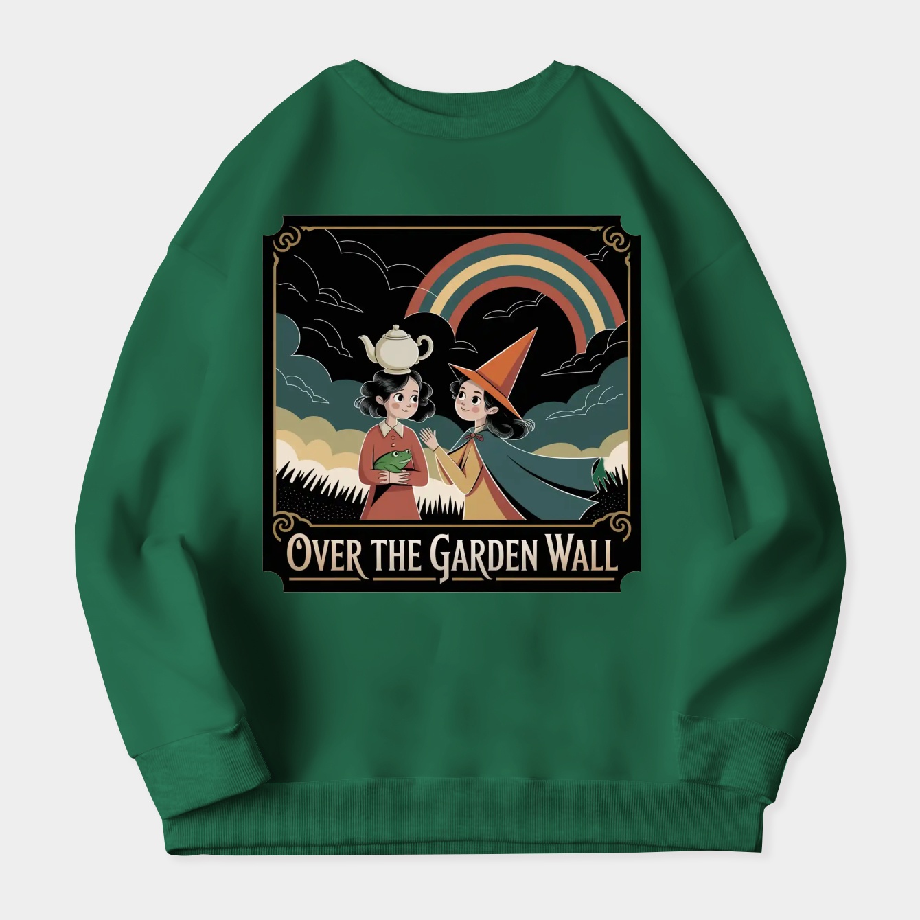 Over The Garden Wall Rainbow Extra Soft Women's Plus Size Sweatshirt