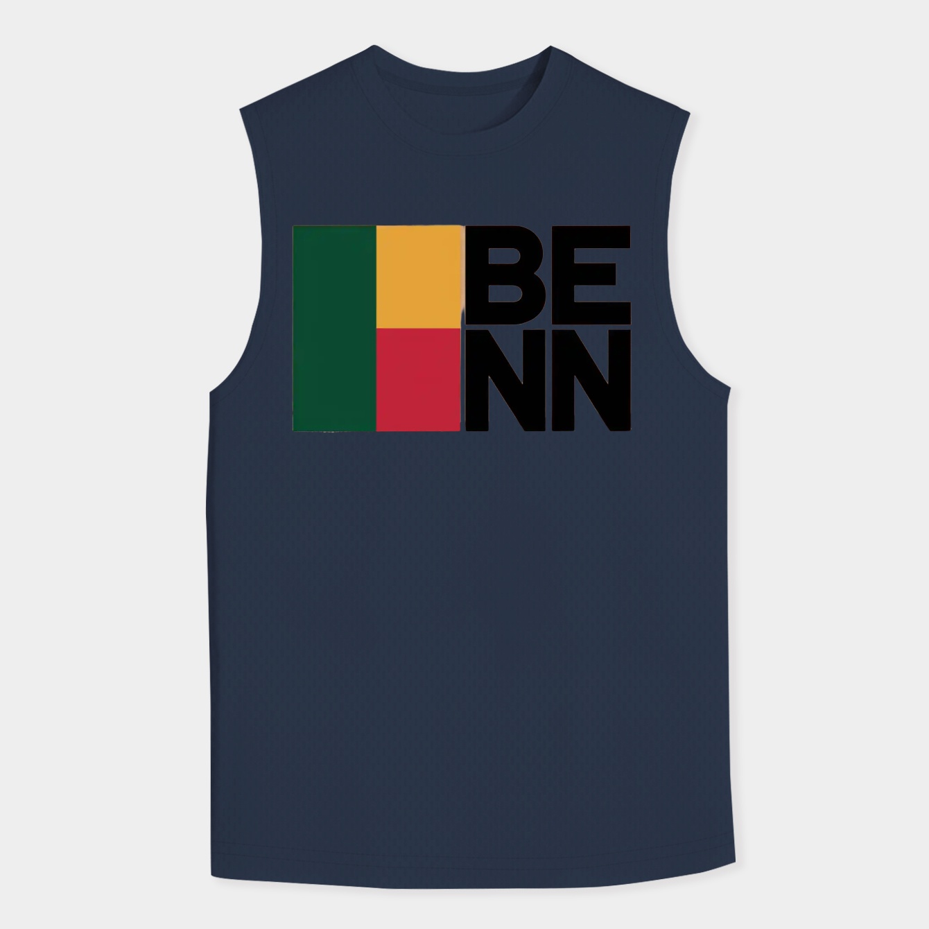Benin Country Flag - Minimal Design Collection Men's Tank Top