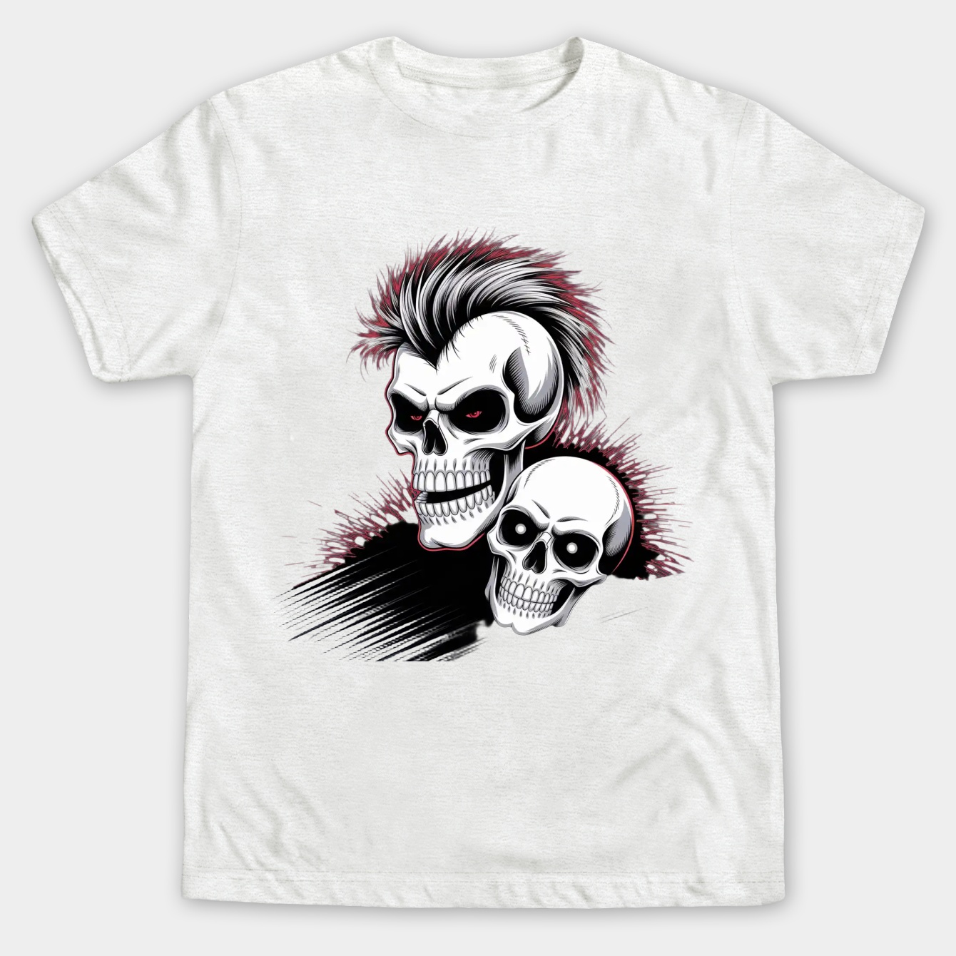 Okarun Skull Fusion Men's Big & Tall T-shirt