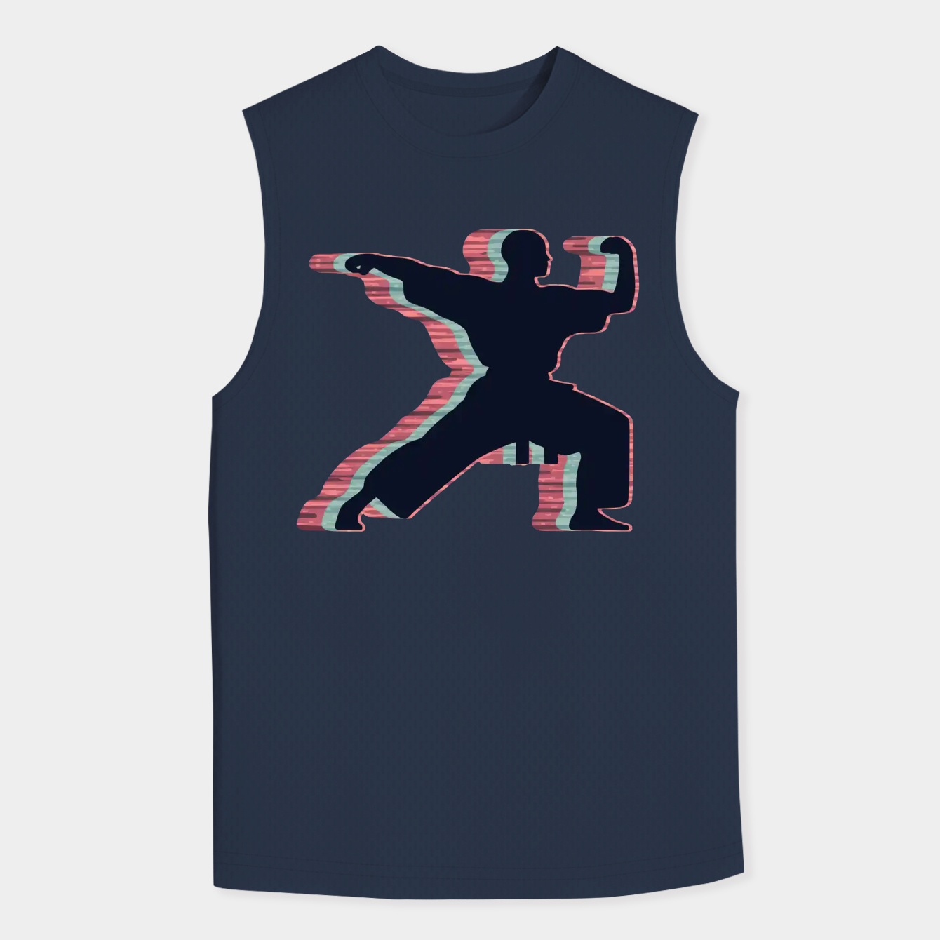 Retro Shaolin Monk Men's Big & Tall Tank Top