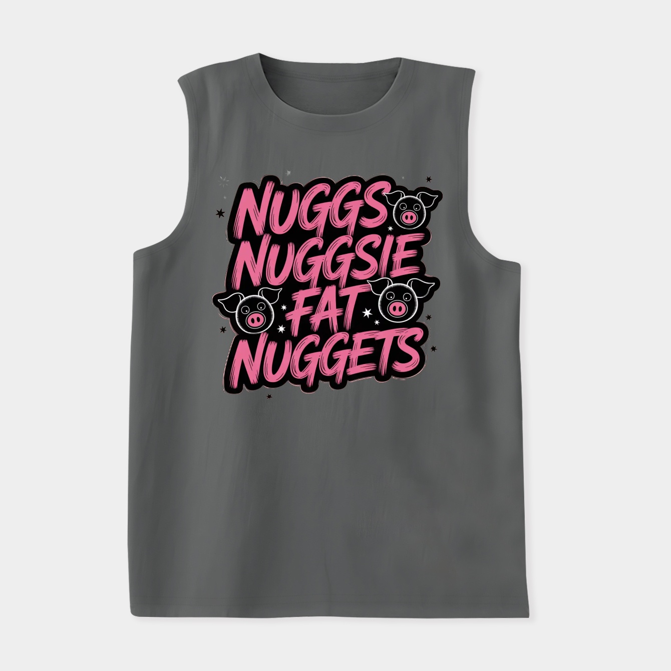 Hazbin Hotel Fat Nuggets Repeat Women's Soft Tank Top