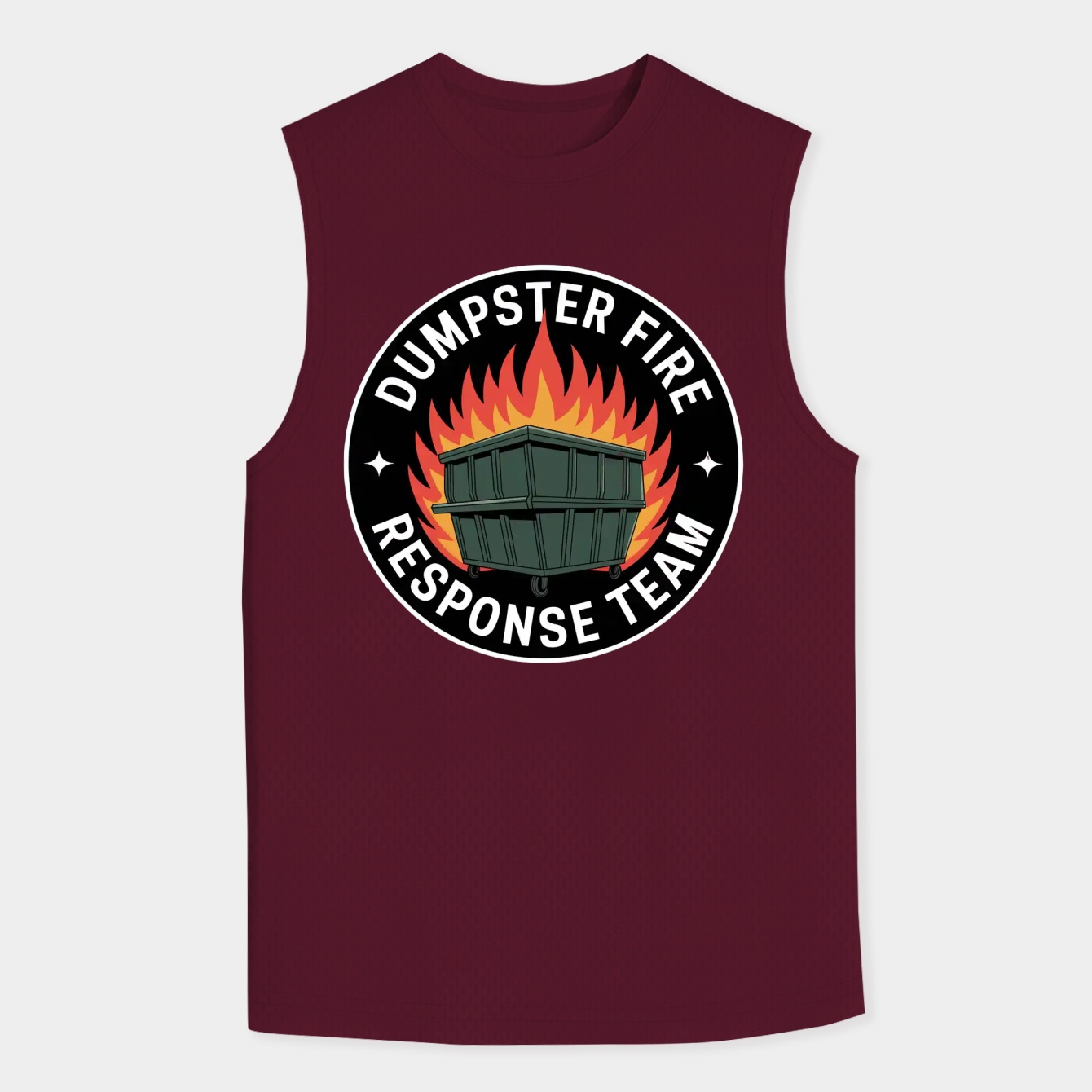 dumpster fire response team Men's Tank Top