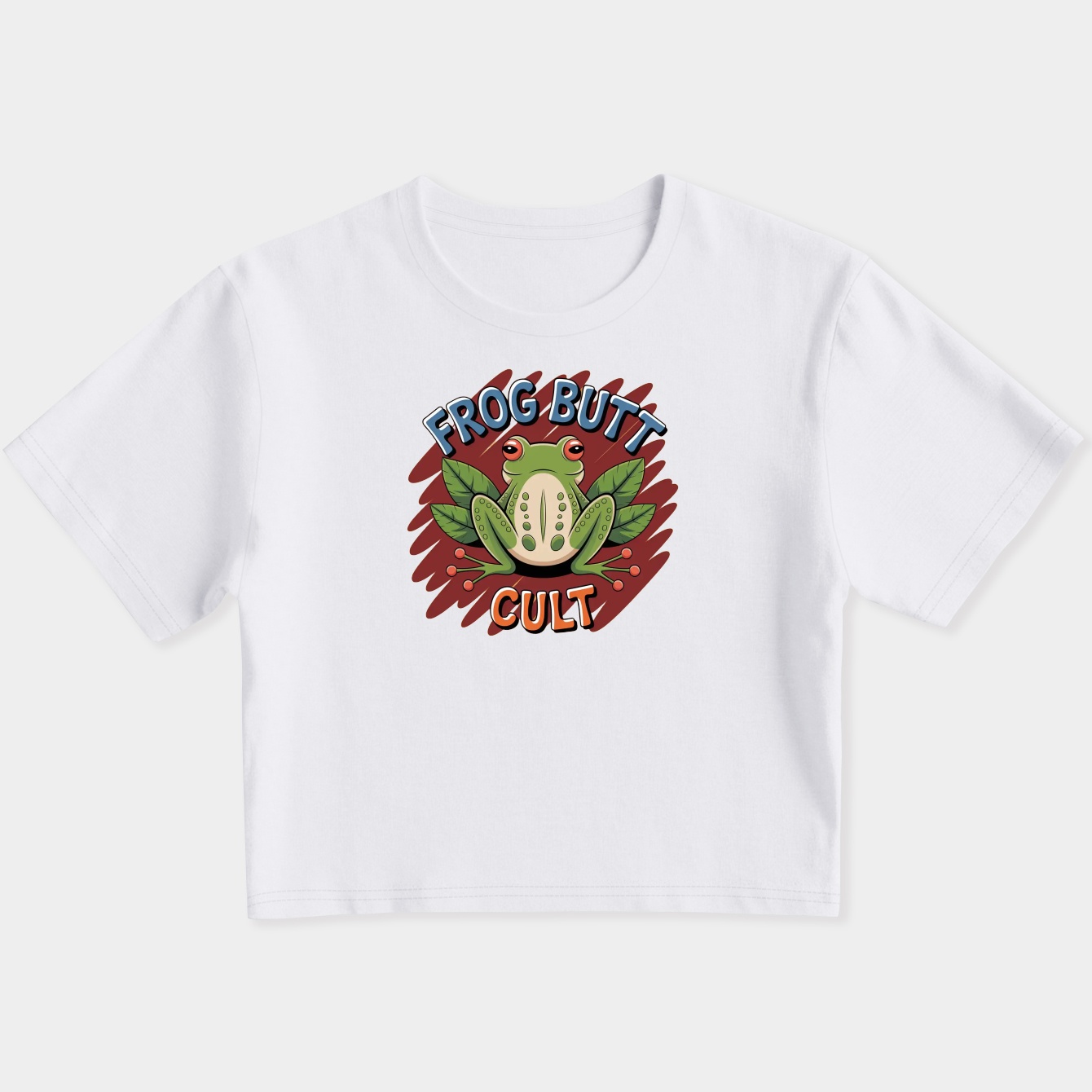 Frog Butt Club Women's Slim Fit Baby Tee