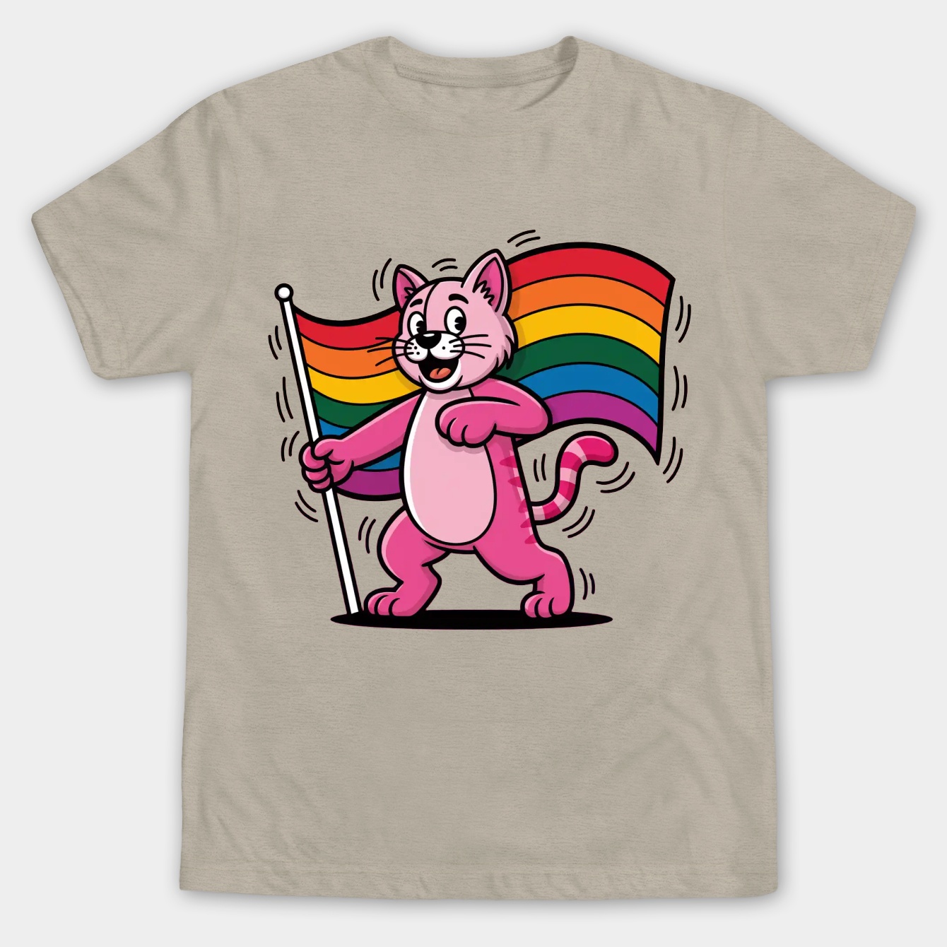 Snagglepuss for Pride Event Men's Big & Tall T-shirt