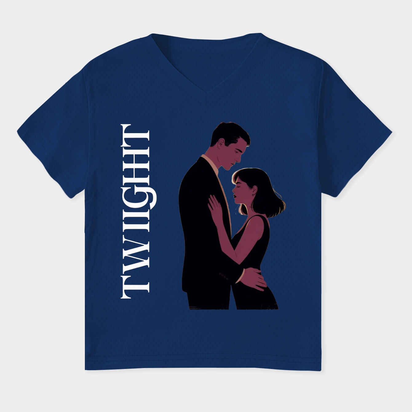 Twilight Love Triangle Women's Plus Size V-Neck T-Shirt