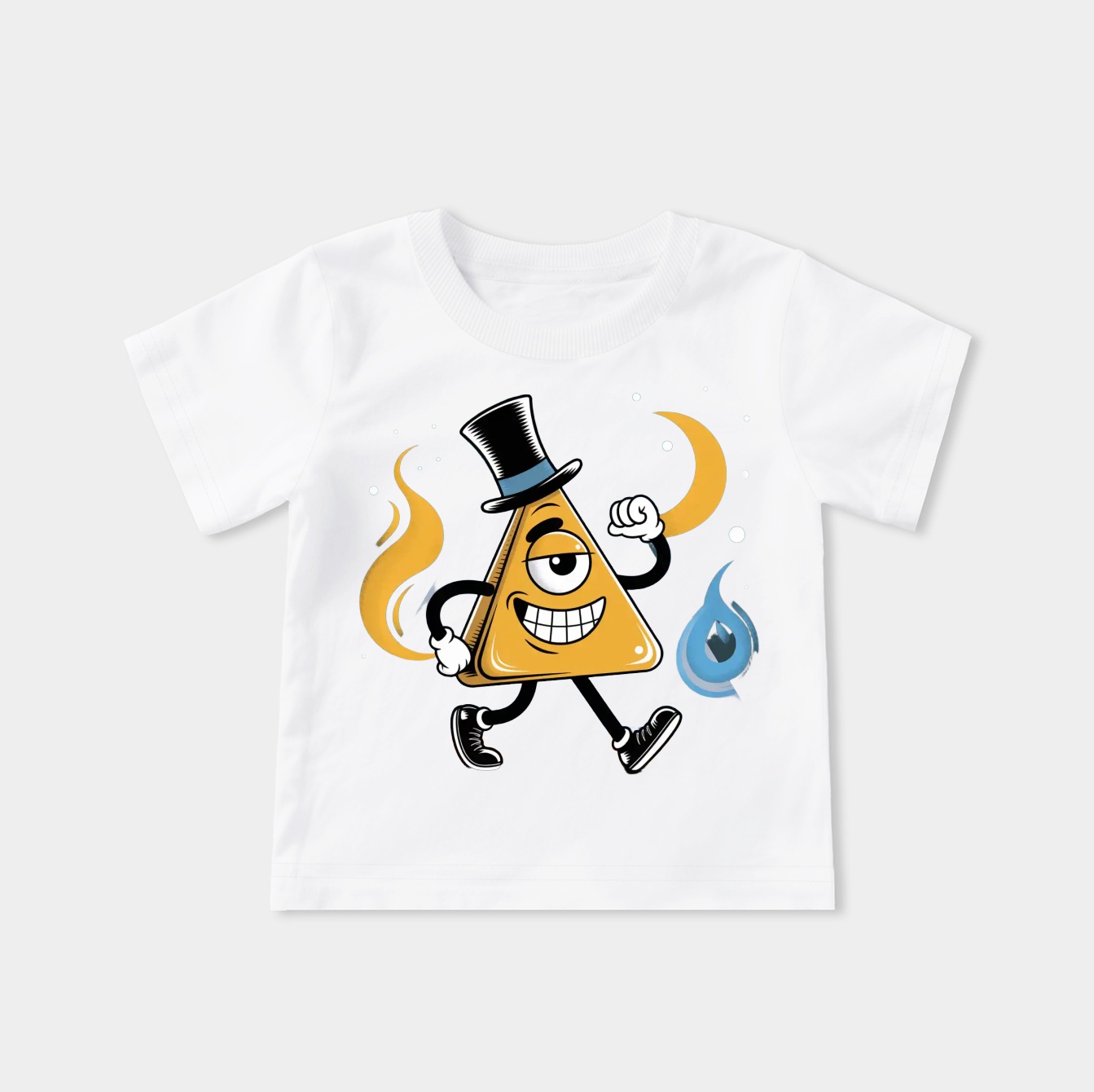 Triangle guy with top hat and moon Youth Classic T-Shirt