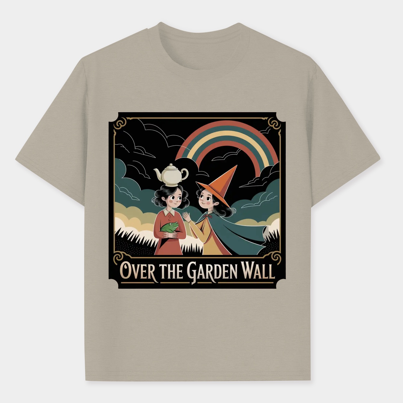 Over The Garden Wall Rainbow Extra Soft Men's Performance Athletic T-Shirt