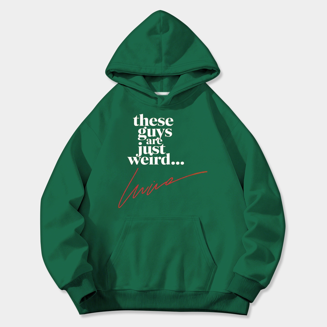 These guys are just WEIRD Tim Walz white red Women's Plus Size Hoodie
