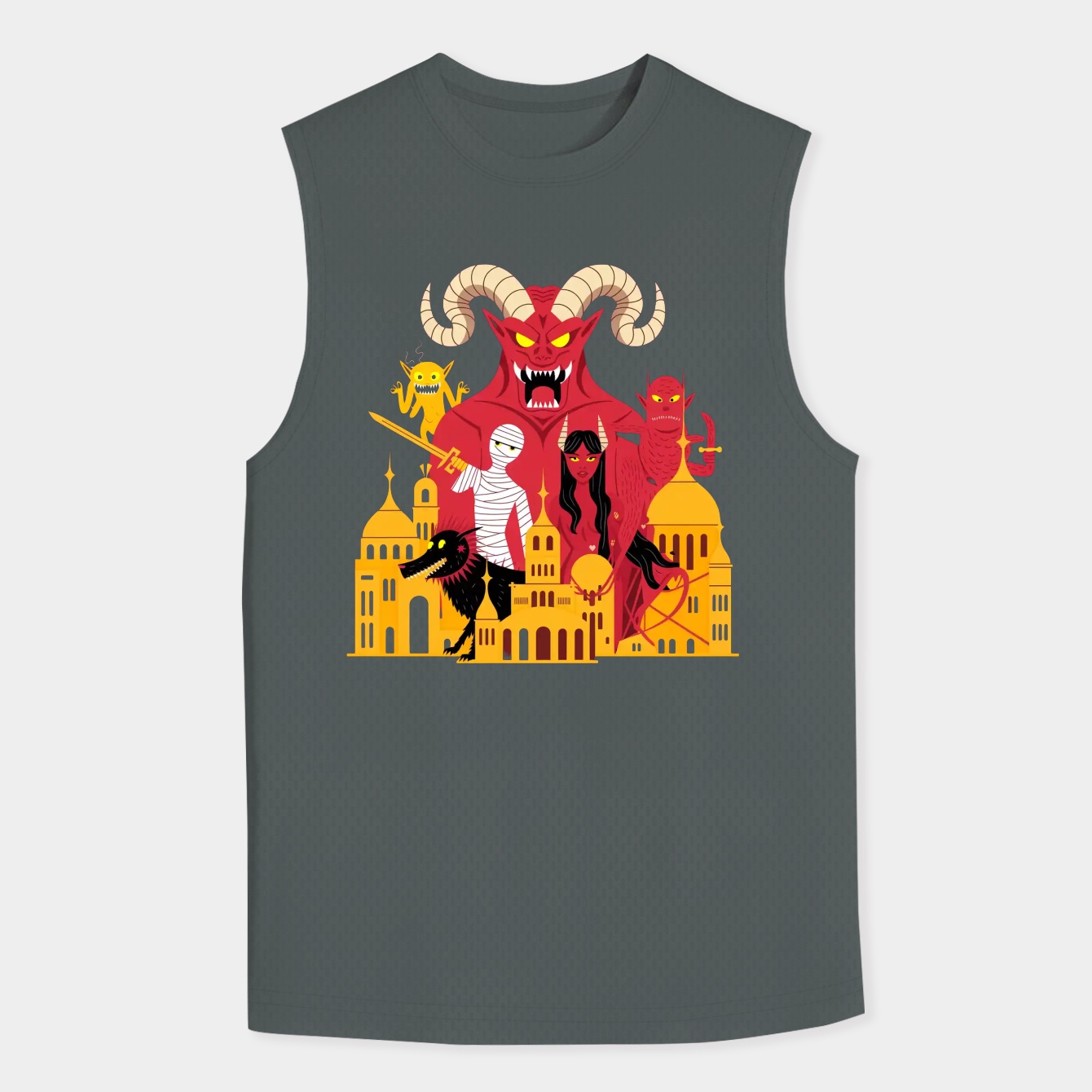 HoMM III Inferno Faction Tribute Men's Big & Tall Tank Top