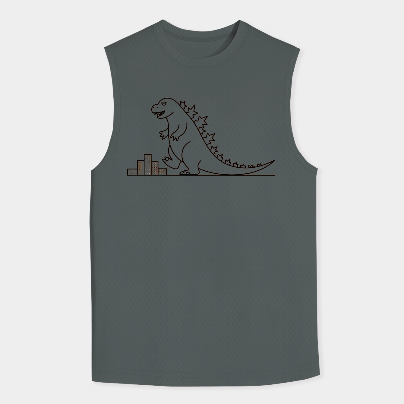 Monster City Stomp Men's Tank Top