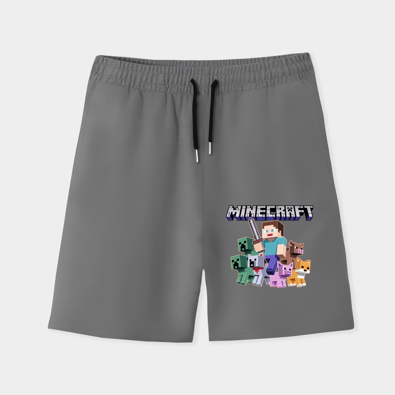 MINECRAFT Men's Quick-Dry Athletic Shorts