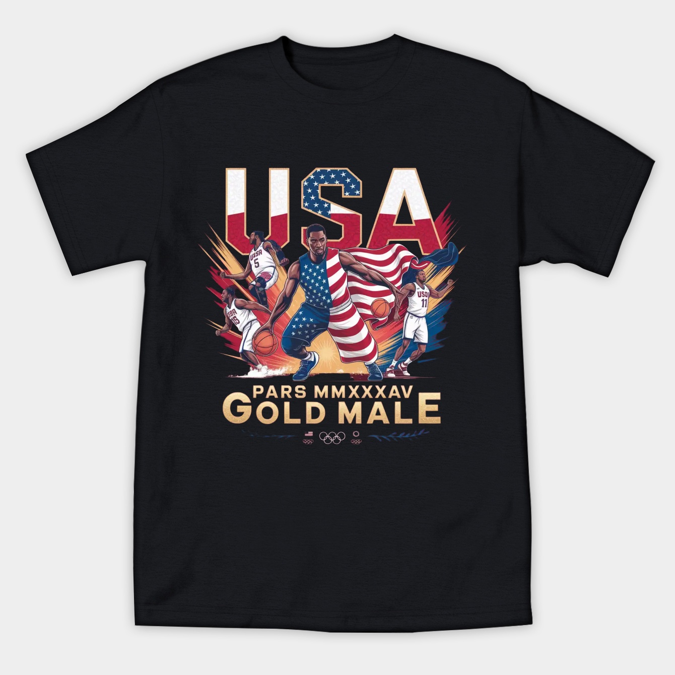 Michael Jordan Chains Women's Athletic Performance T-Shirt