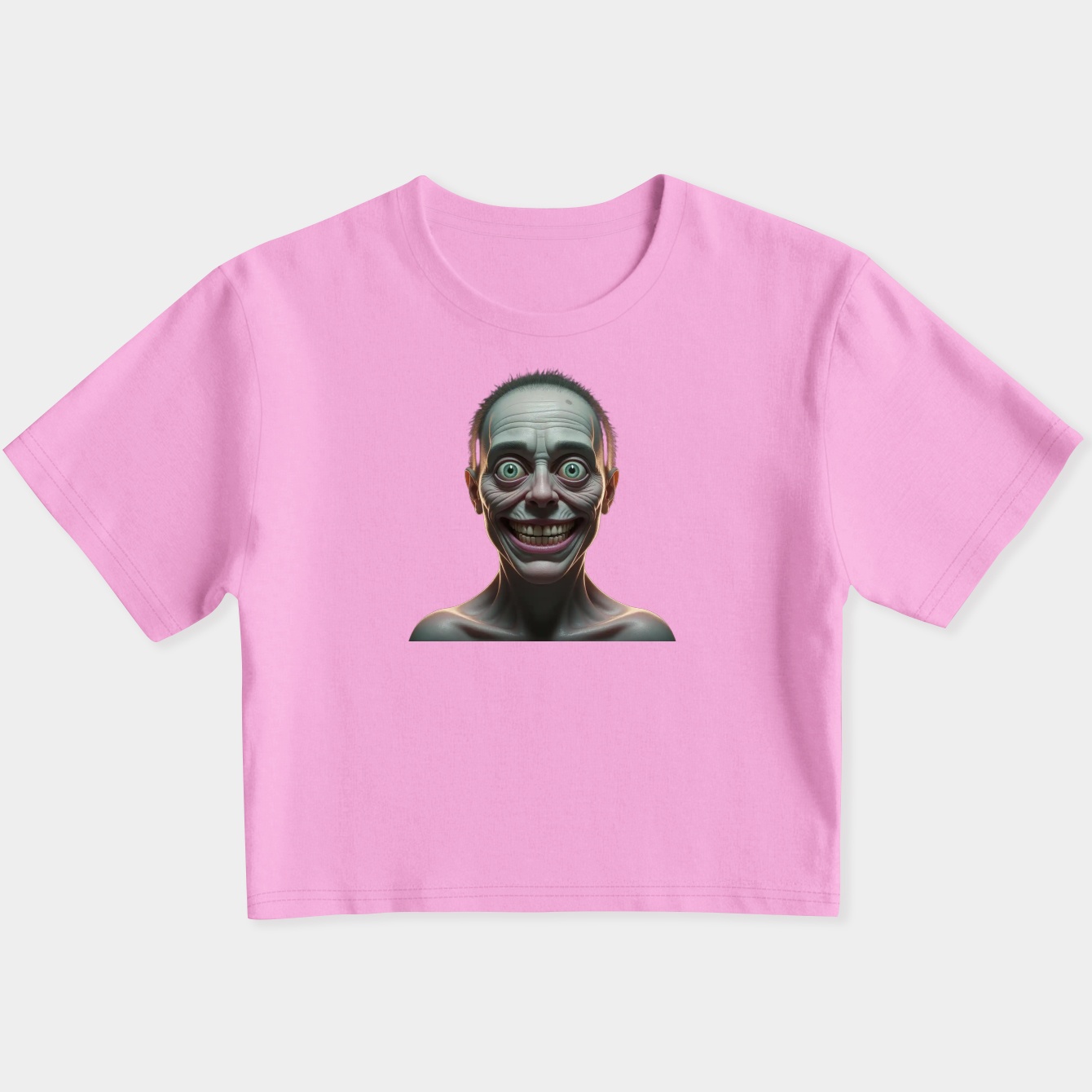 cursed meme Women's Slim Fit Baby Tee