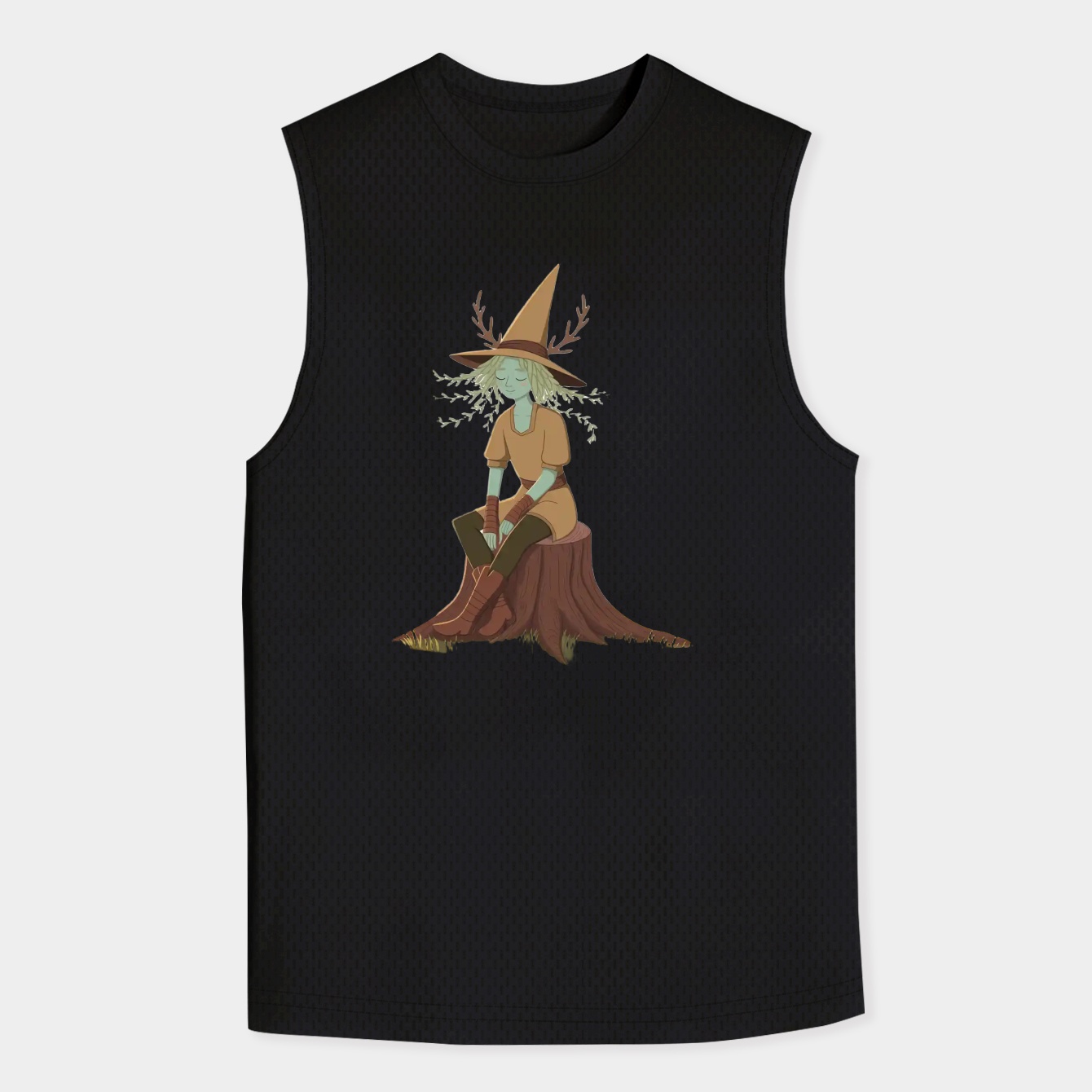 Huntress Wizard Meditation Men's Tank Top