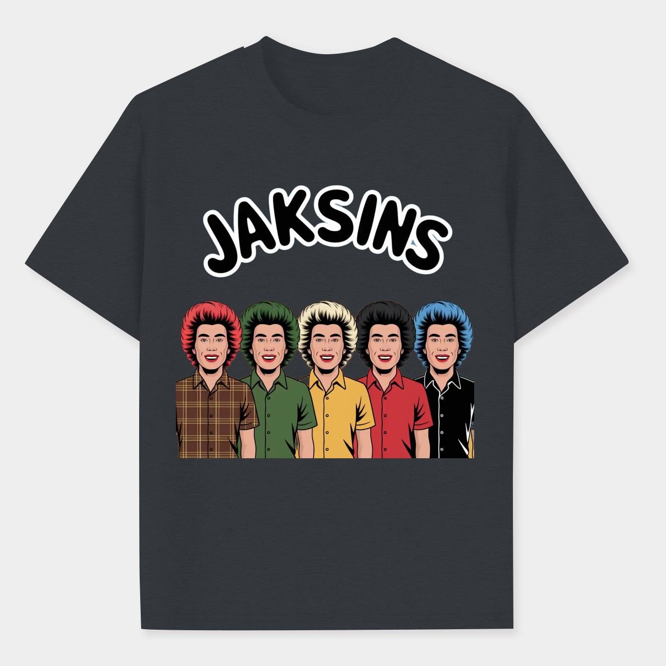 The Jacksons Group Portrait Women's Athletic Performance T-Shirt