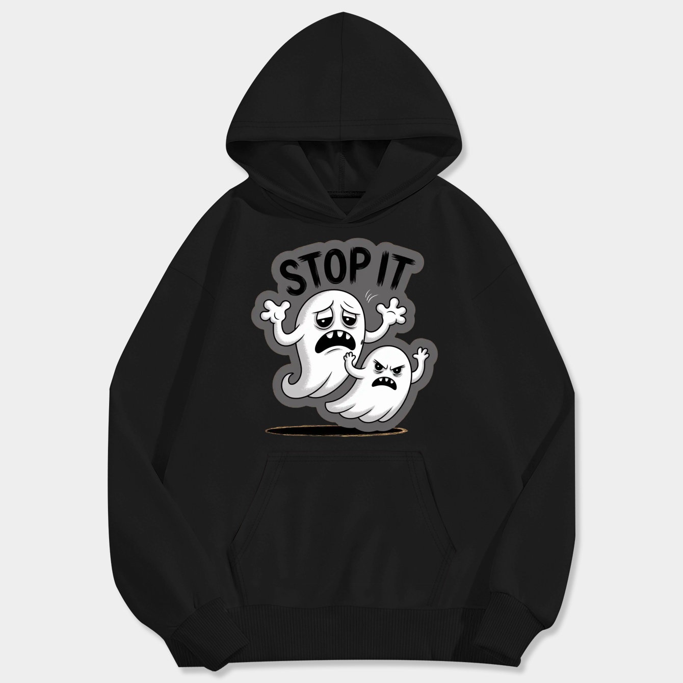 Annoying Ghost Men's Big & Tall Hoodie