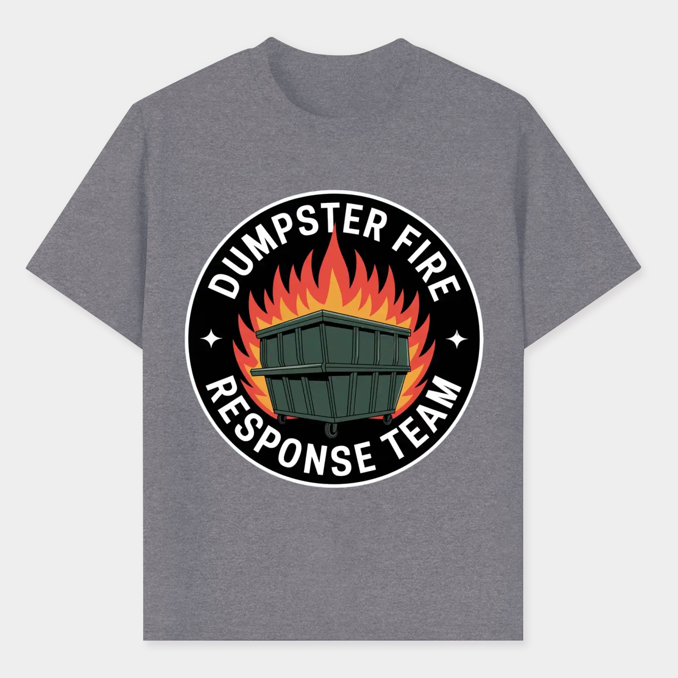 dumpster fire response team Men's T-Shirt
