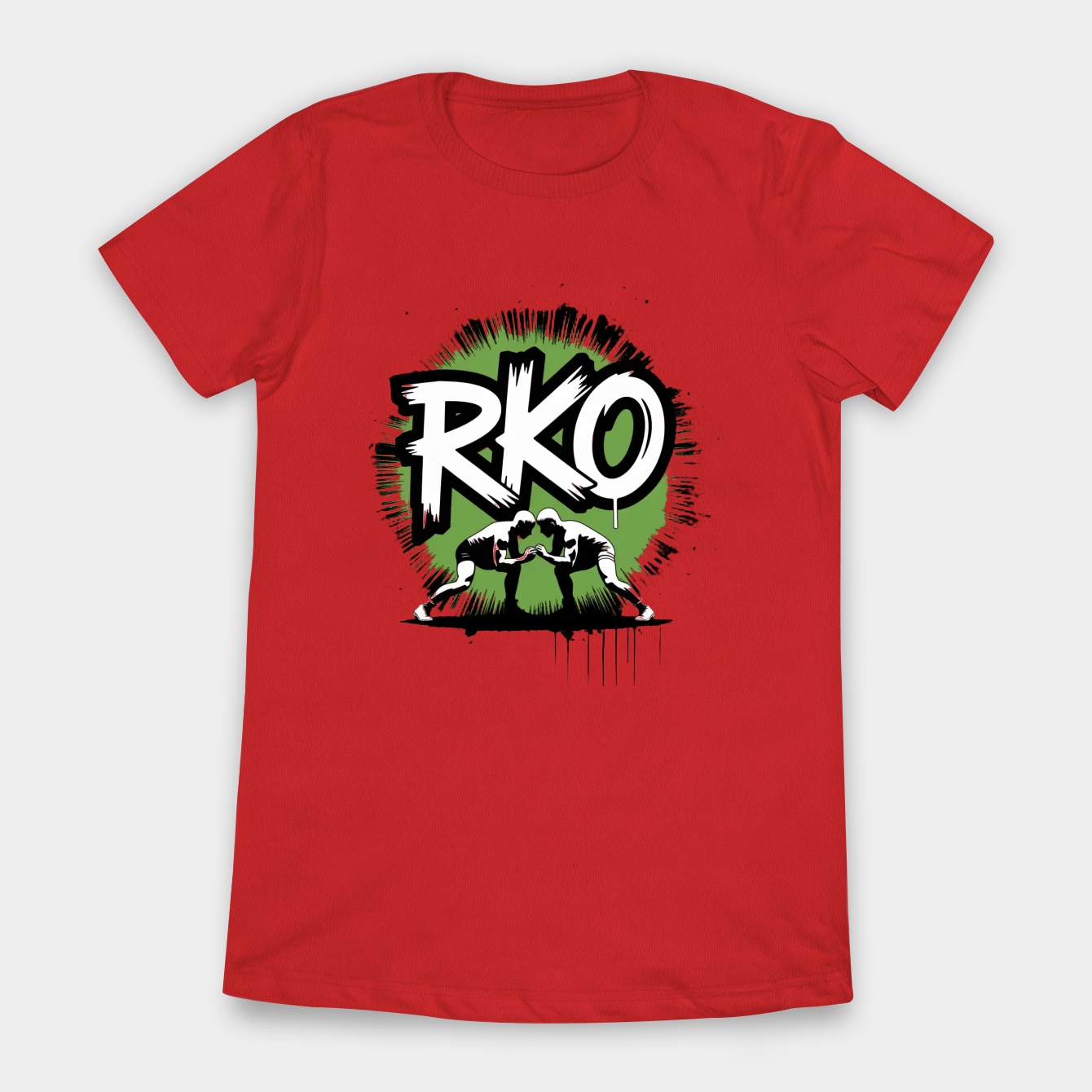 RKO Neon Wrestling Move Women's T-Shirt