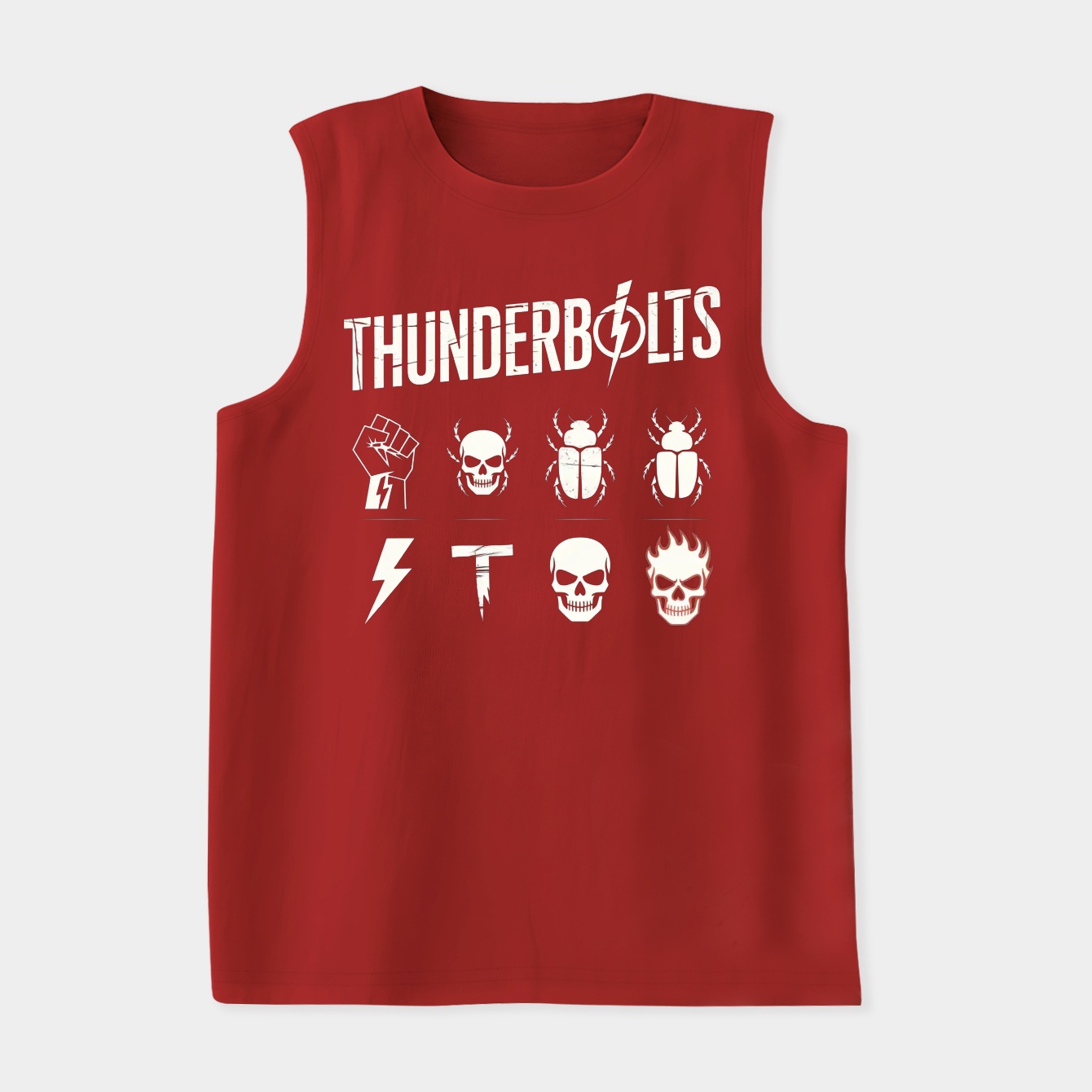 Distressed Thunderbolts Women's Soft Tank Top