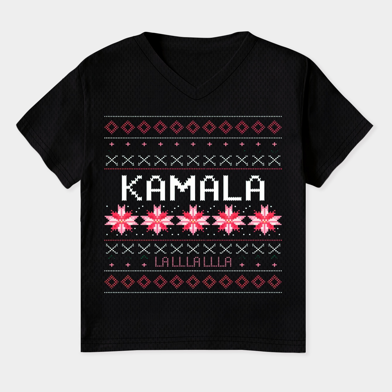 kamala lalala ugly christmas Women's Plus Size V-Neck T-Shirt