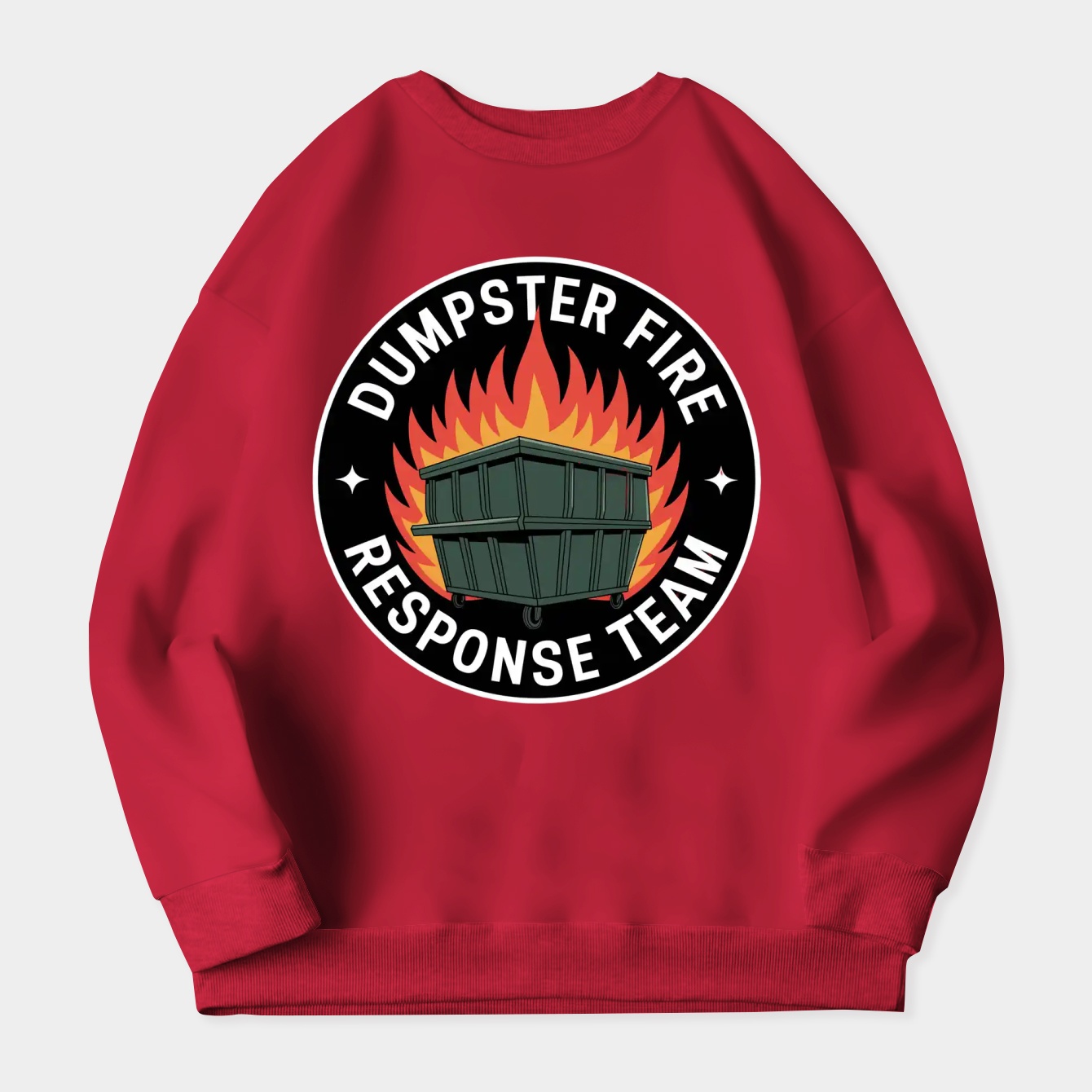 dumpster fire response team Women's Plus Size Sweatshirt