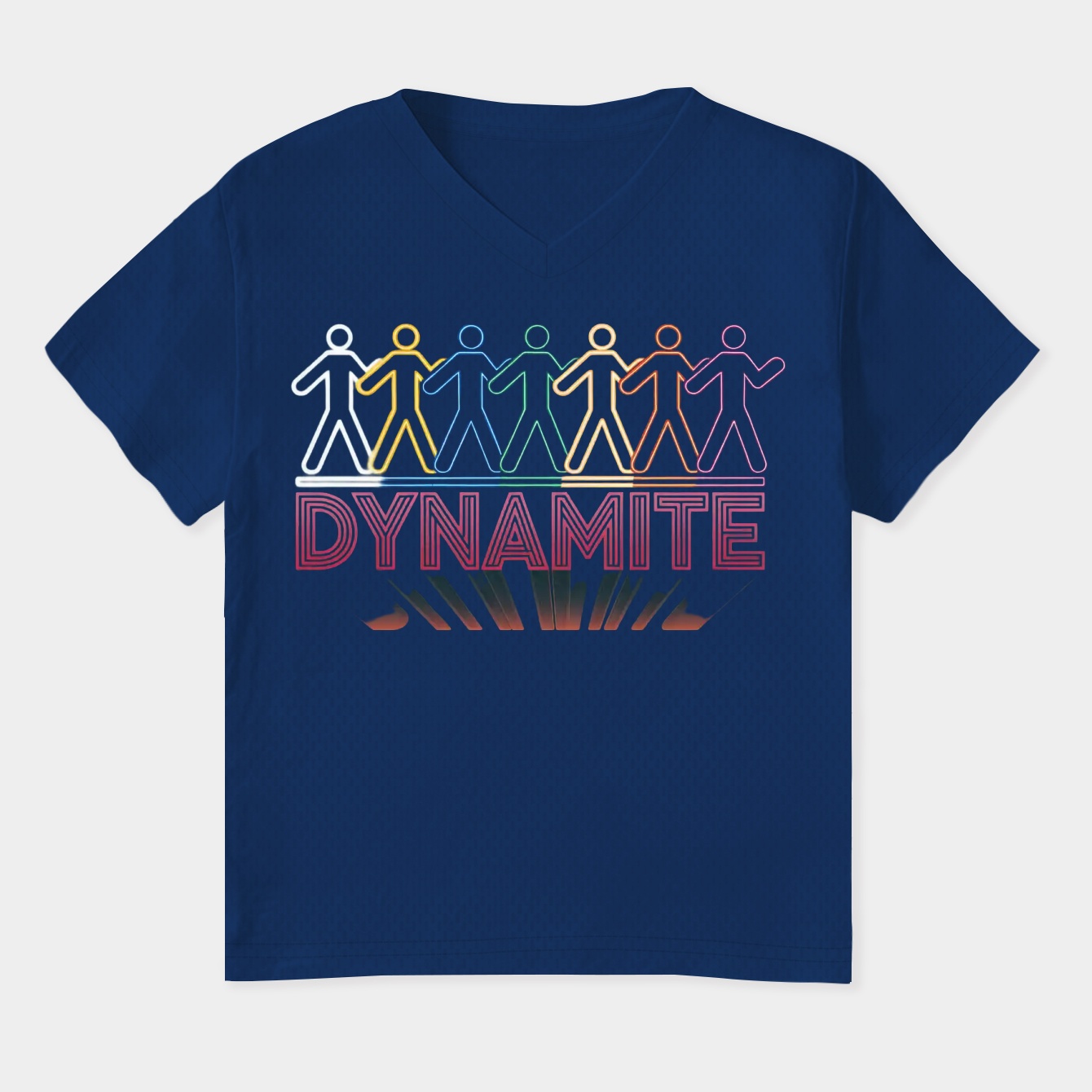Light it up like dynamite Women's Plus Size V-Neck T-Shirt