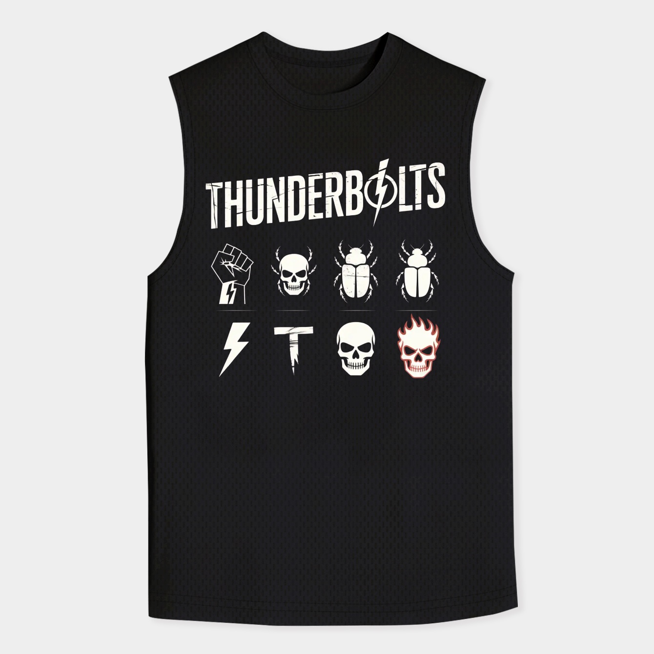 Distressed Thunderbolts Men's Tank Top