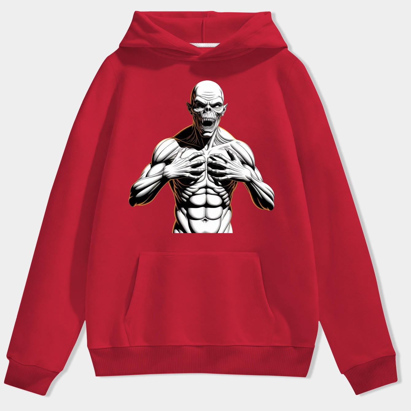 pumpkinhead monster horror design Men's Hoodie