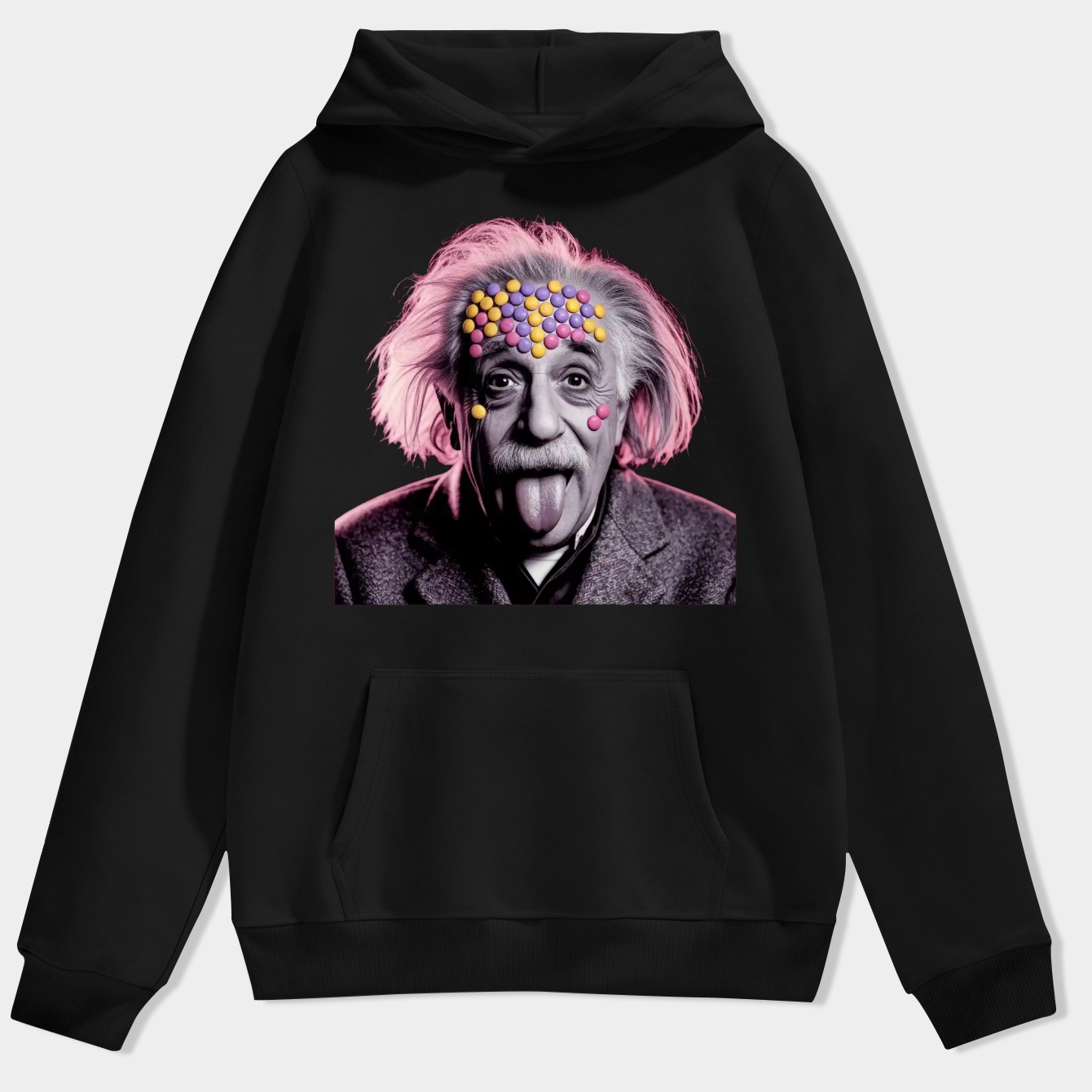 sour albert einstein Men's Hoodie