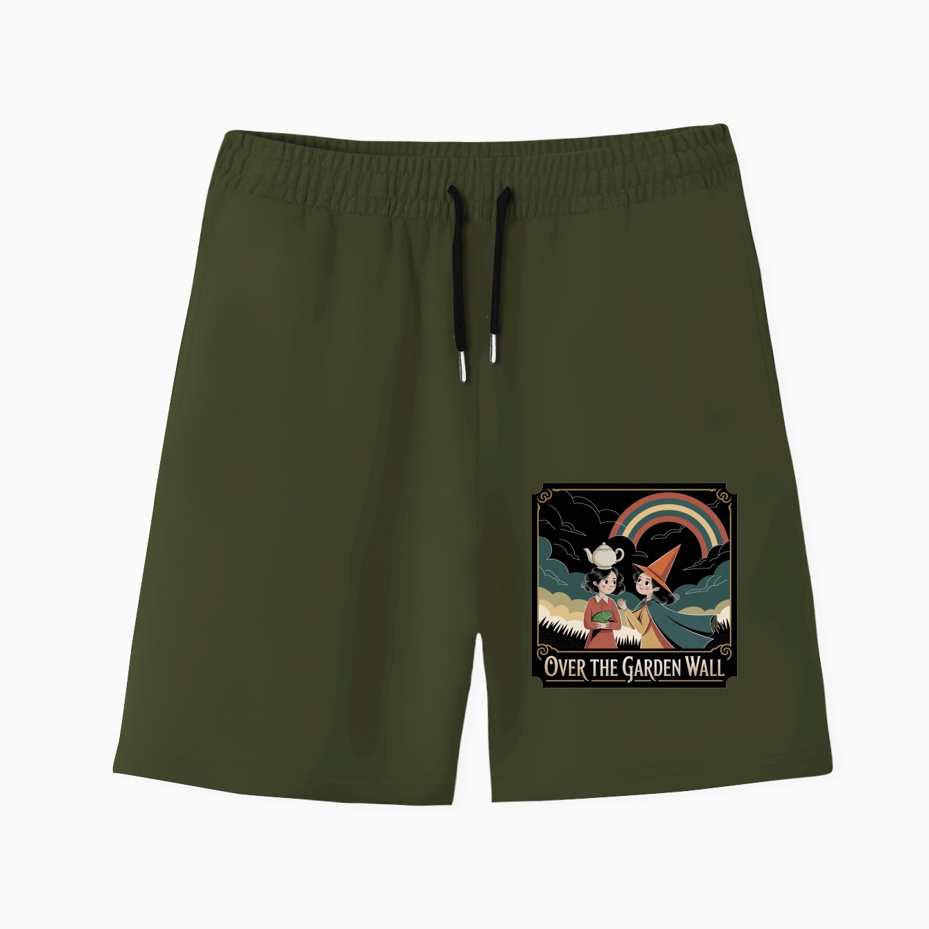 Over The Garden Wall Rainbow Extra Soft Men's Quick-Dry Athletic Shorts