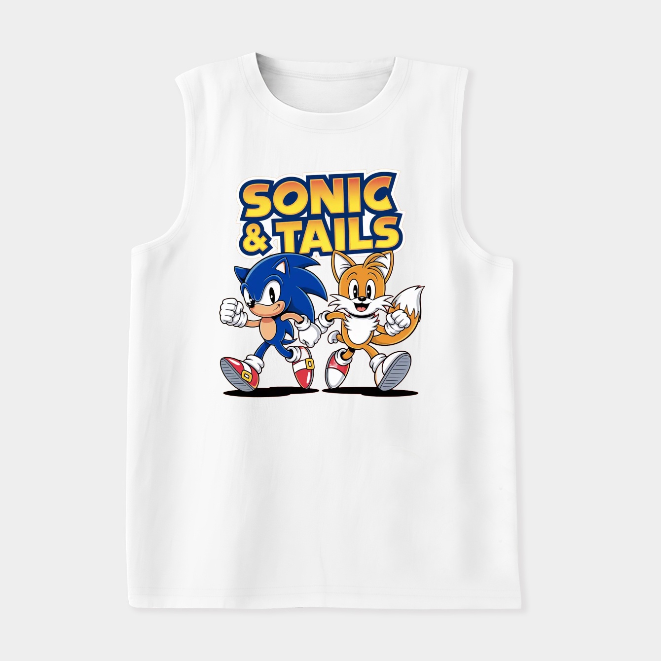 Sonic The Hedgehog Sonic And Tails Women's Soft Tank Top