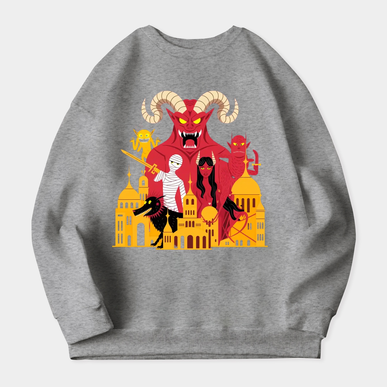 HoMM III Inferno Faction Tribute Women's Crewneck Sweatshirt