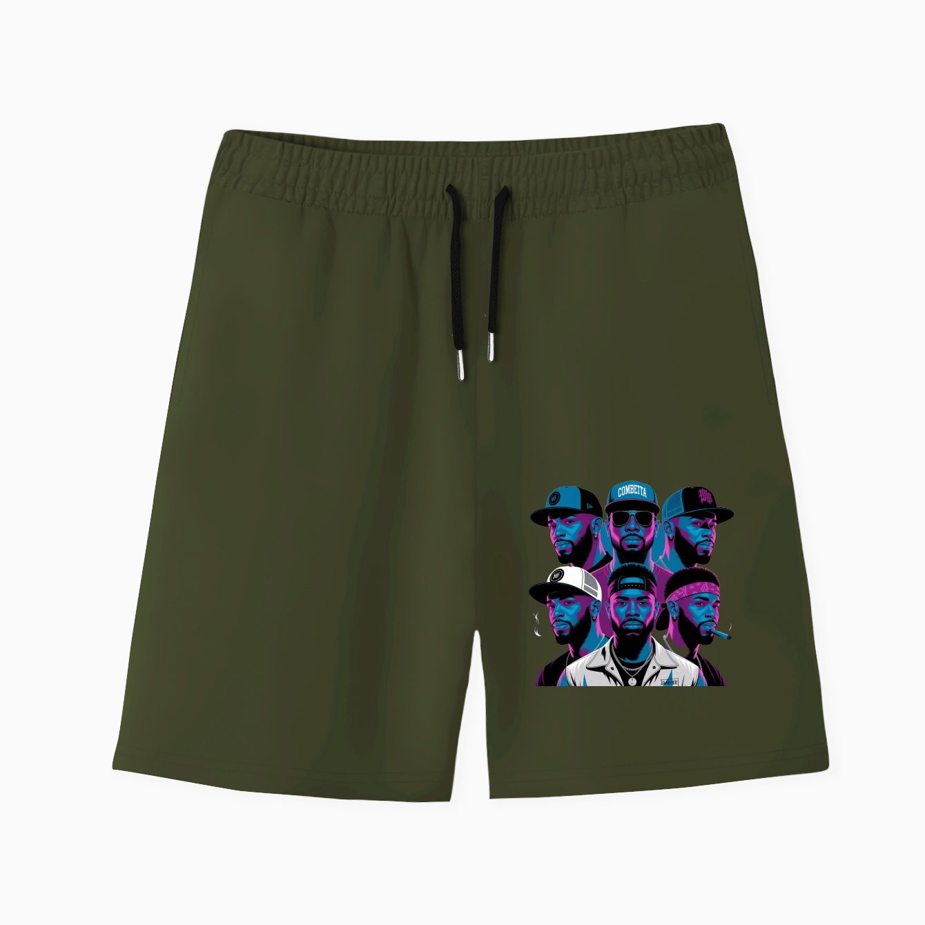Dr Dre and Rappers Men's Quick-Dry Athletic Shorts