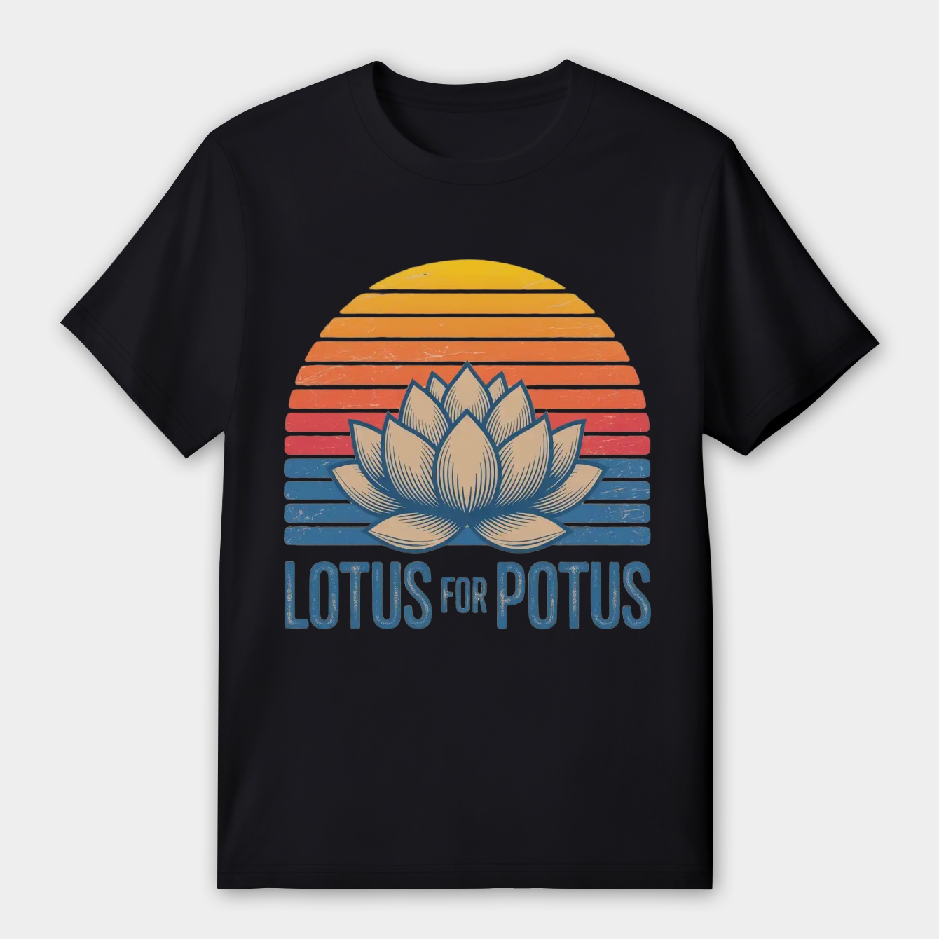 Lotus For Potus Kamala Harris 2024 Vintage Women's Premium Soft T-Shirt