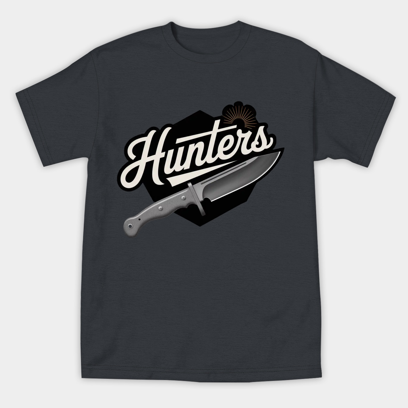 Hunters Knife Script Design Women's Athletic Performance T-Shirt